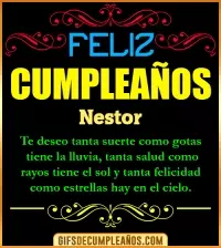 GIF Frases de Cumpleaños Nestor